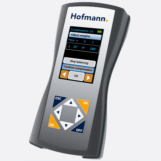 hand held balancing units for onsite and vibration measurement.